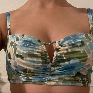 Corset back Bikini Top